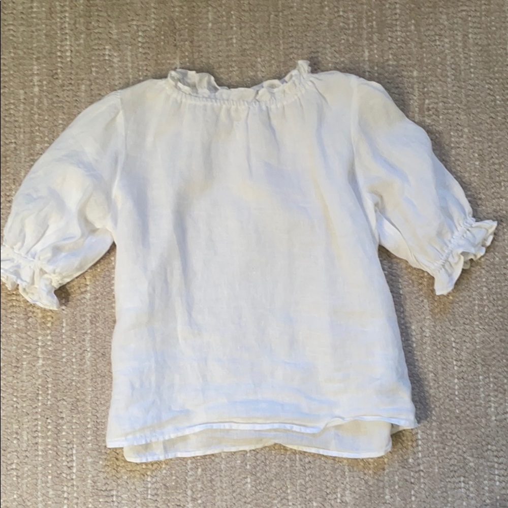 White Velvet blouse
